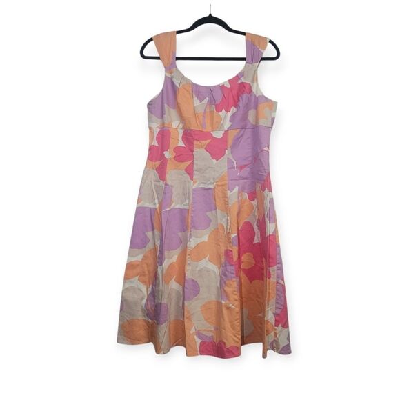 London Style Fit And Flare Dress, Sizs 14 - Picture 3 of 11